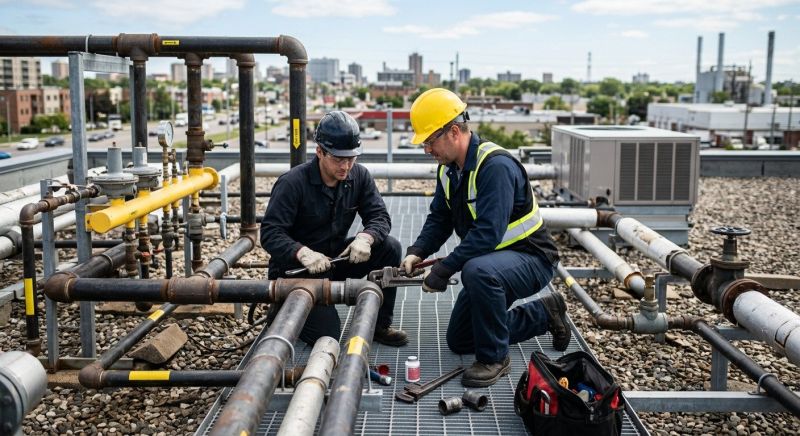Commercial Gas Piping in Fredericksburg, VA