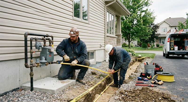 Gas Line Installation in Fredericksburg, VA