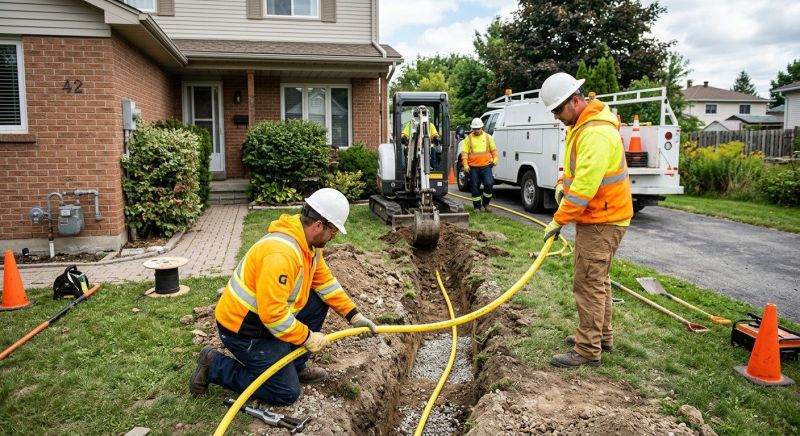 Gas Line Relocation in Annapolis, MD
