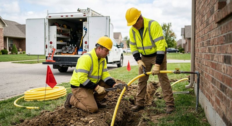Underground Gas Line Service in West Palm Beach, FL